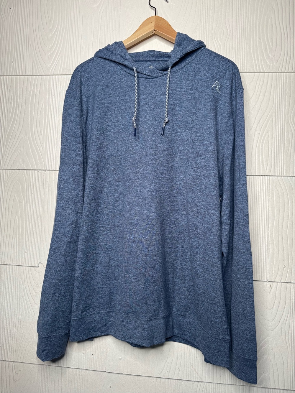 Rhoback Heathered Blue Pullover Hoodie